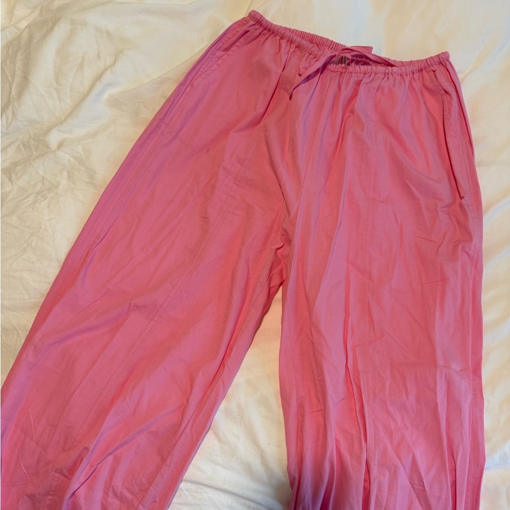 Anthropologie Soft Pink Lounge Pants